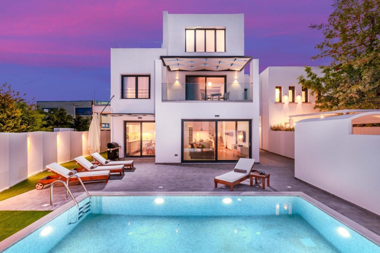 5Star Villa Harmony W Heated Pool, Gym, Spa, Sauna Skalanion Exterior foto