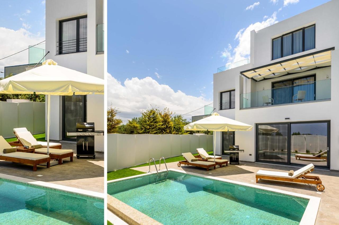 5Star Villa Harmony W Heated Pool, Gym, Spa, Sauna Skalanion Exterior foto