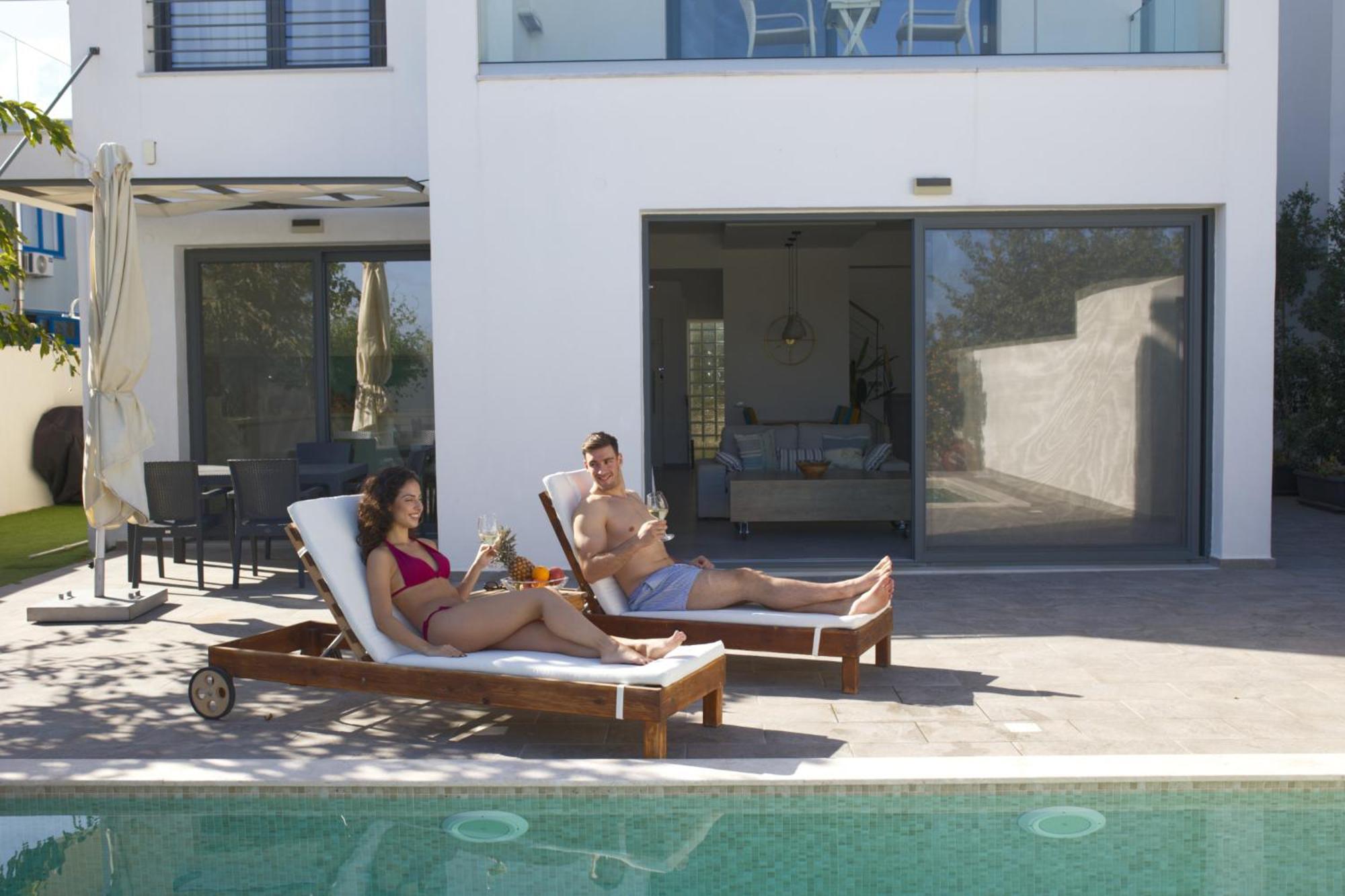 5Star Villa Harmony W Heated Pool, Gym, Spa, Sauna Skalanion Exterior foto