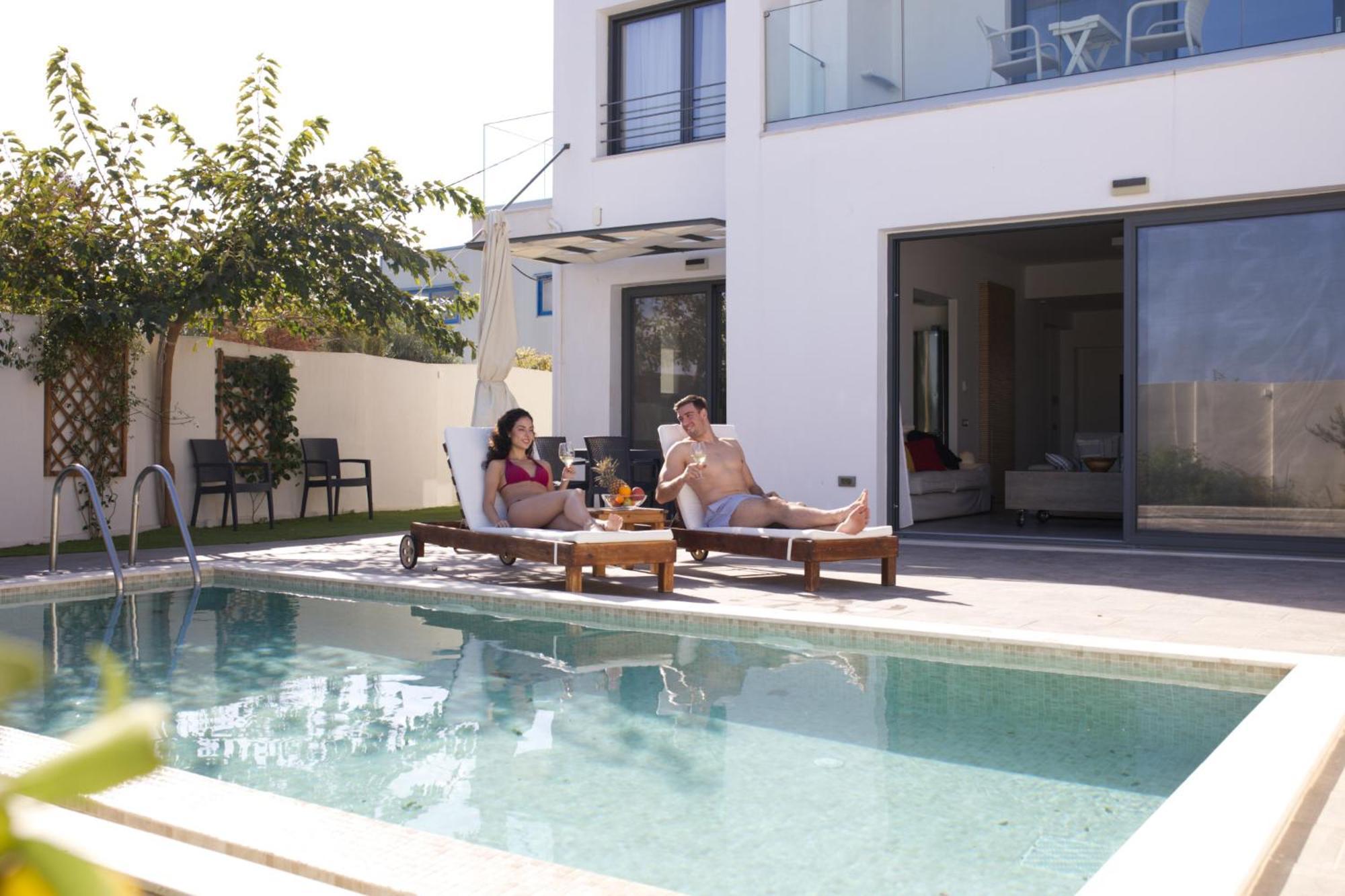 5Star Villa Harmony W Heated Pool, Gym, Spa, Sauna Skalanion Exterior foto